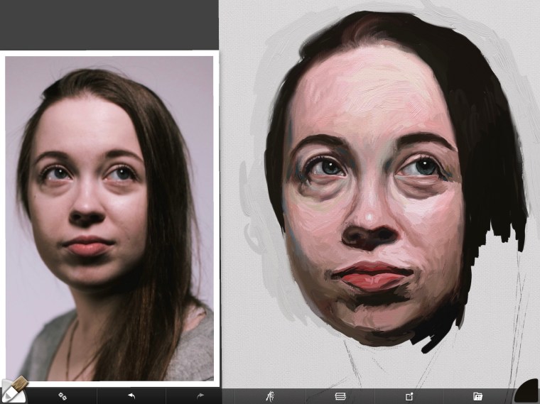 blocking in shadows on chin