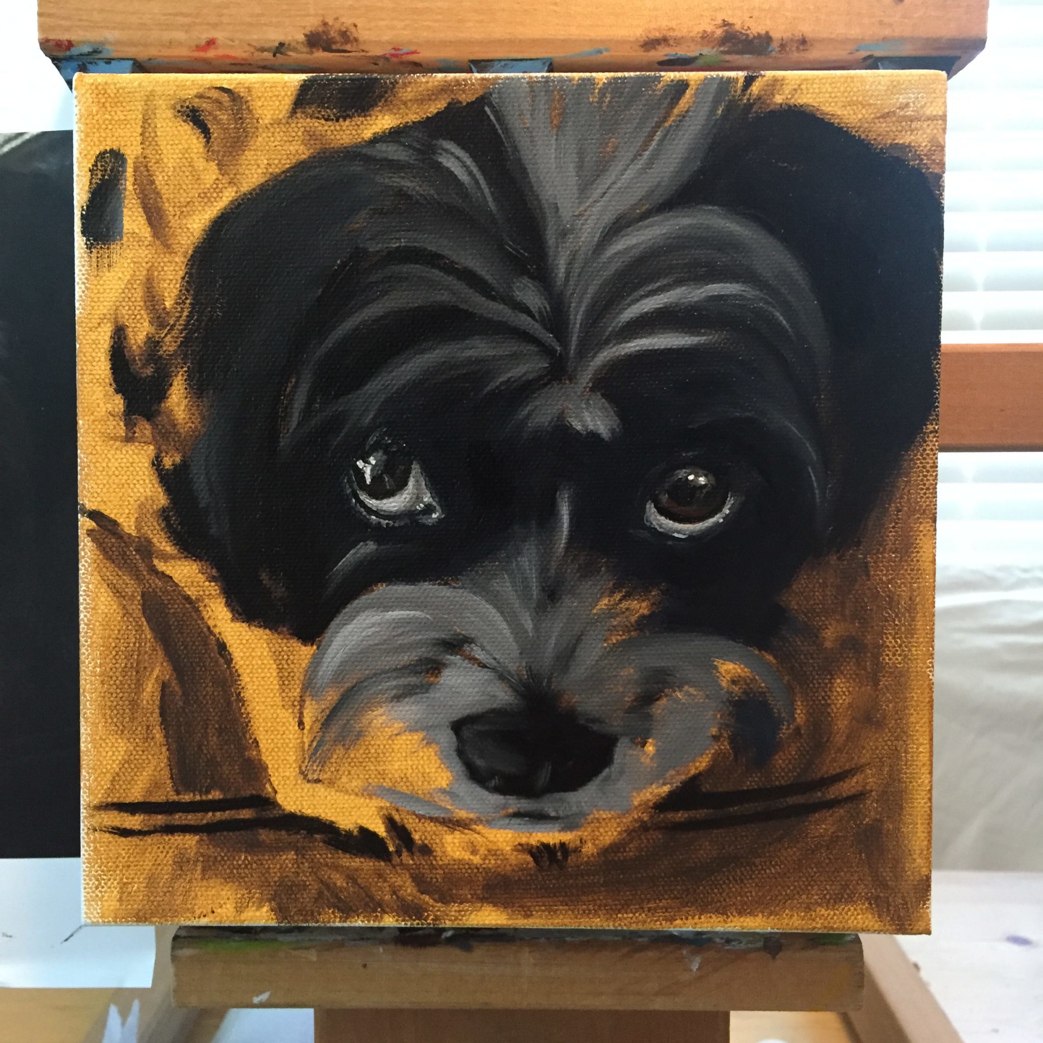 How To Paint A Dog Portrait Shelley Hanna Fine Art