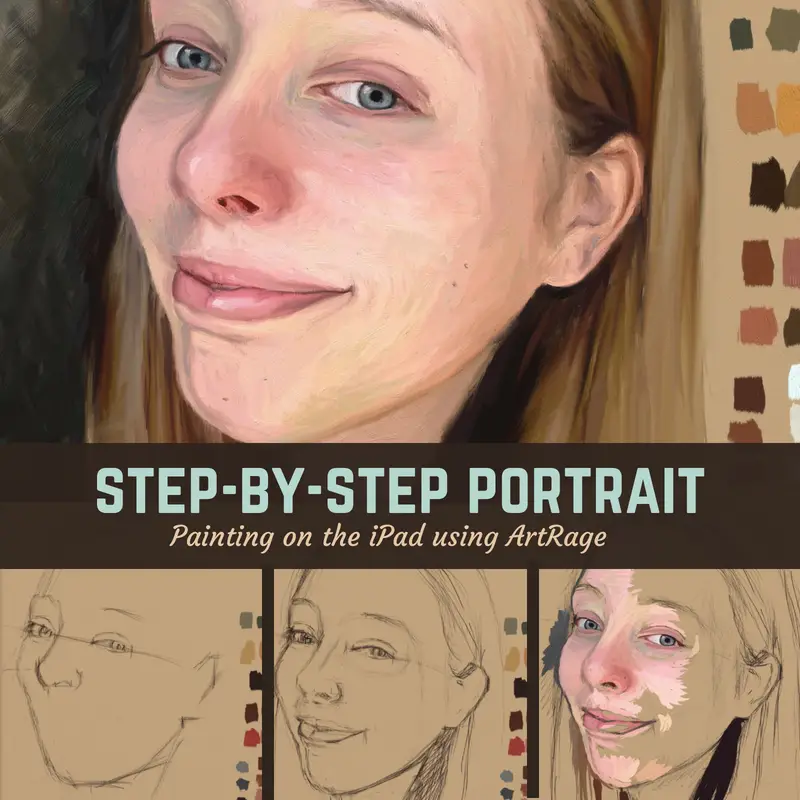 How I Paint On The iPad A StepByStep Portrait in ArtRage