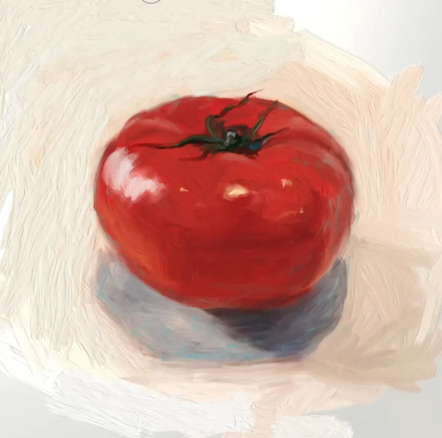 12 how to paint tomato bacground adjustment