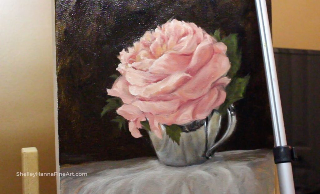 Impressionist flower painting 8