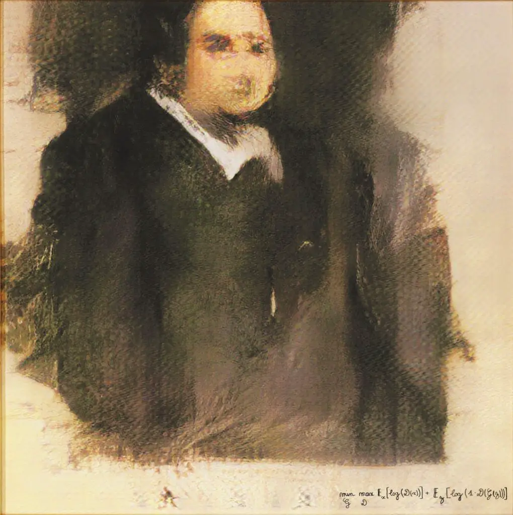 Portrait of Edmond Belamy (GAN)