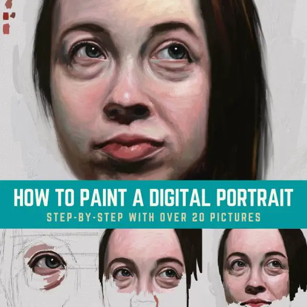 How To Paint A Digital Portrait StepByStep With Pictures
