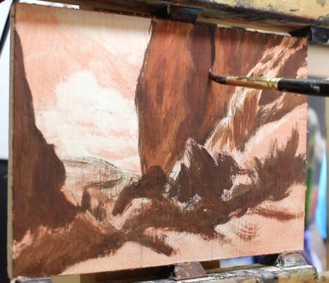 View of 10 Essential Steps For Landscape Painting In Oil